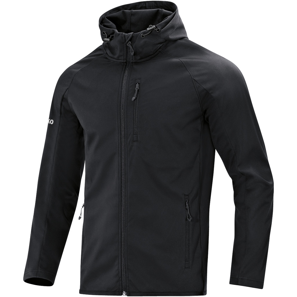 JAKO Veste softshell light noir Unisexe