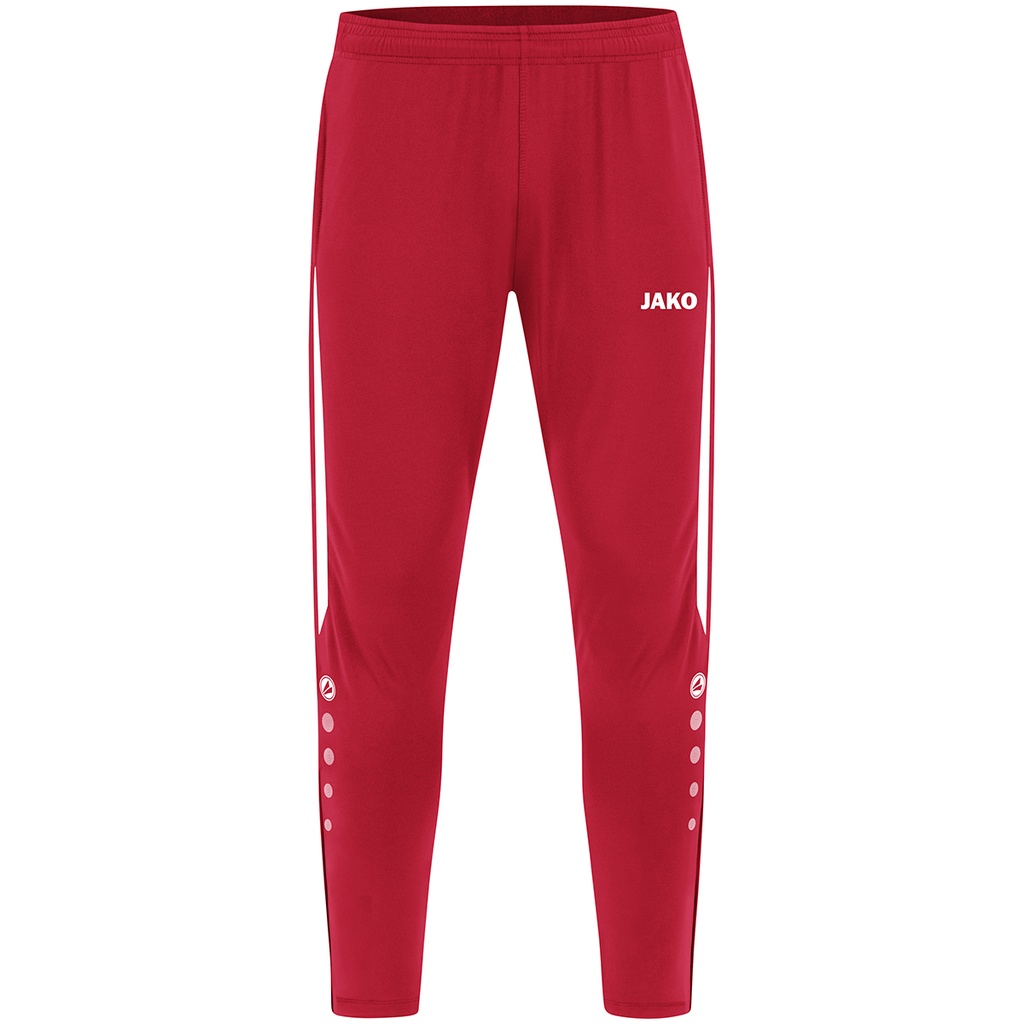 JAKO Pantalon d'entraînement Power rouge/blanc Unisexe