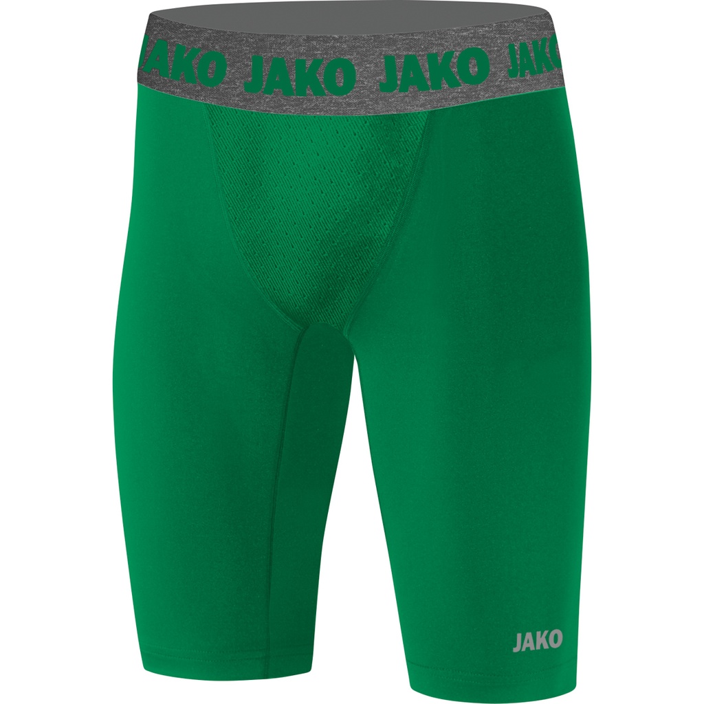 [8551-06-140] JAKO Sous-short Compression 2.0 vert sport Enfants (140)