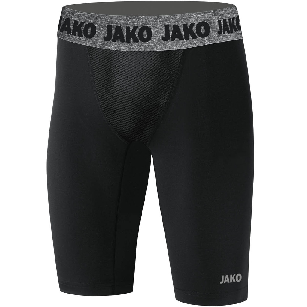 [8551-08-S] JAKO Sous-short Compression 2.0 noir Unisexe (S)