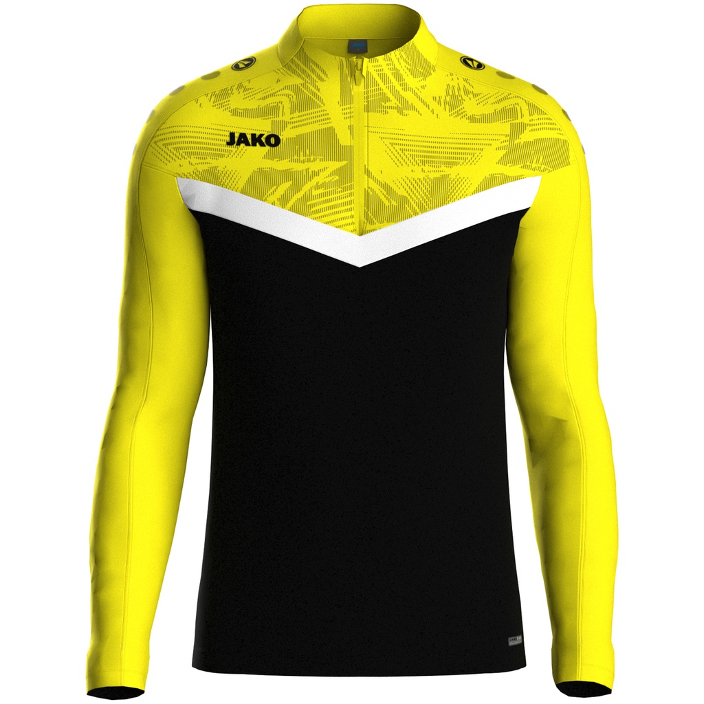 JAKO Ziptop Iconic noir/jaune tendre Enfants