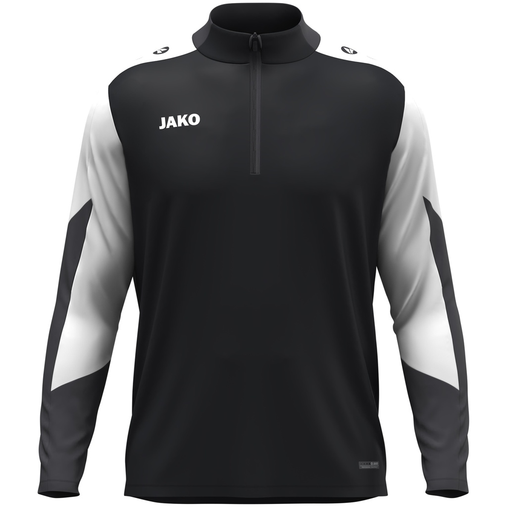 JAKO Ziptop Dynamic noir/blanc/anthracite Enfants