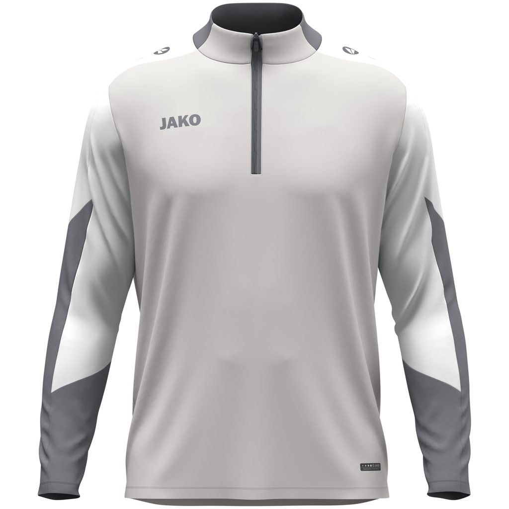 JAKO Ziptop Dynamic gris clair/blanc/gris Enfants