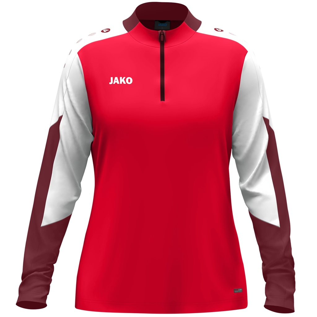 JAKO Ziptop Dynamic femmes rouge/blanc/rouge foncé Femmes
