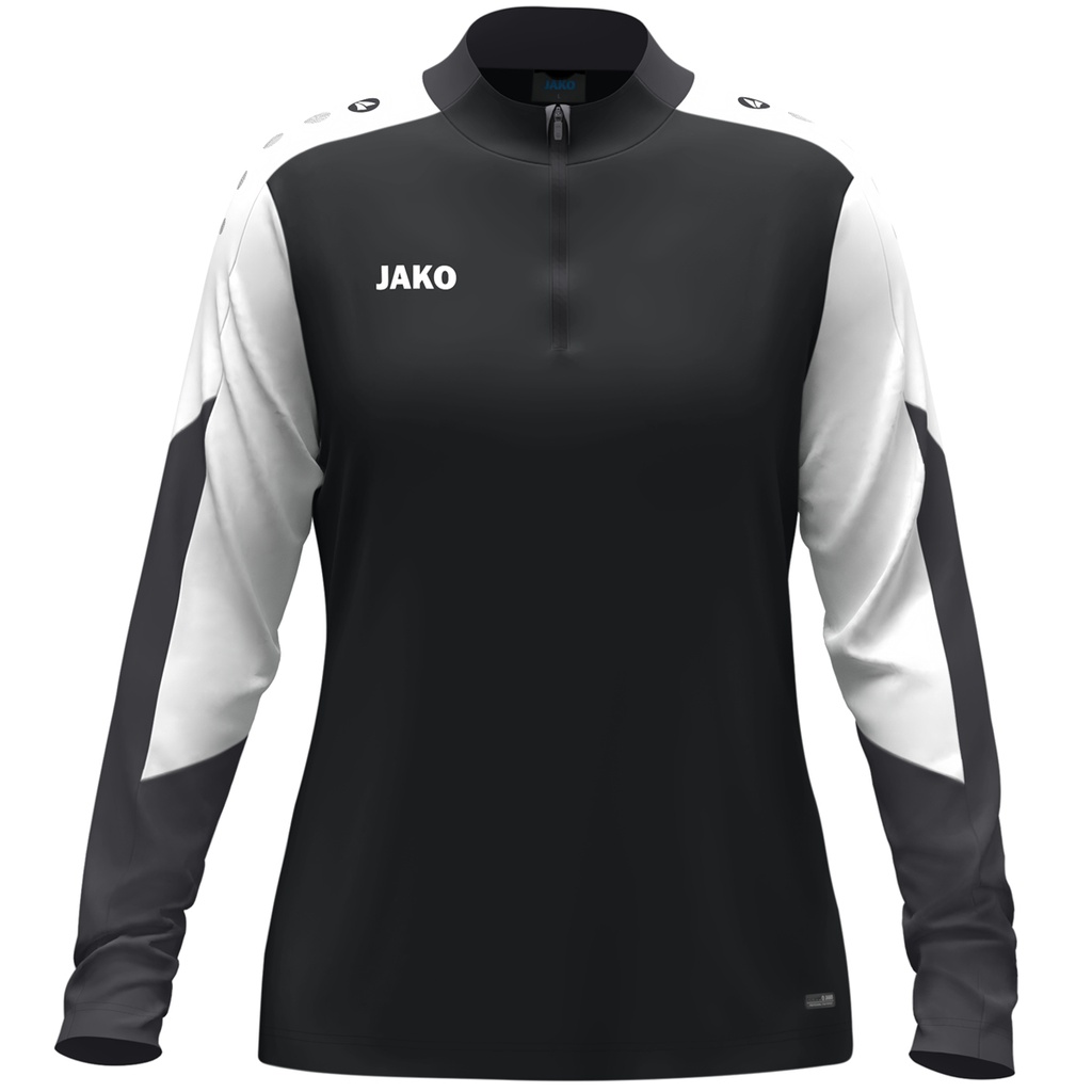 JAKO Ziptop Dynamic femmes noir/blanc/anthracite Femmes