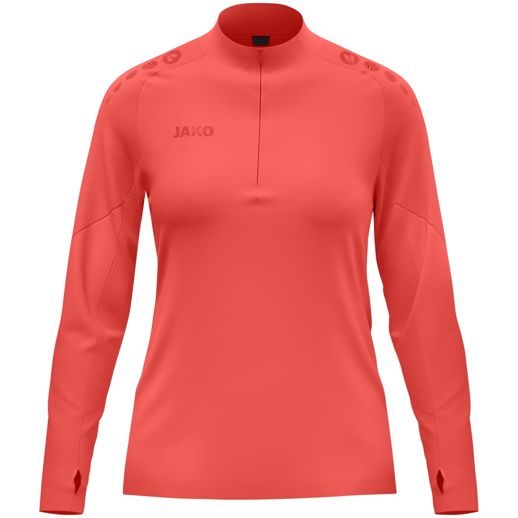 JAKO Ziptop Light Flow femmes corail Femmes