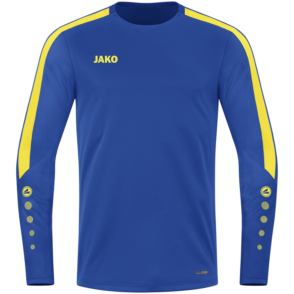 JAKO Sweat Power royal/citron Enfants