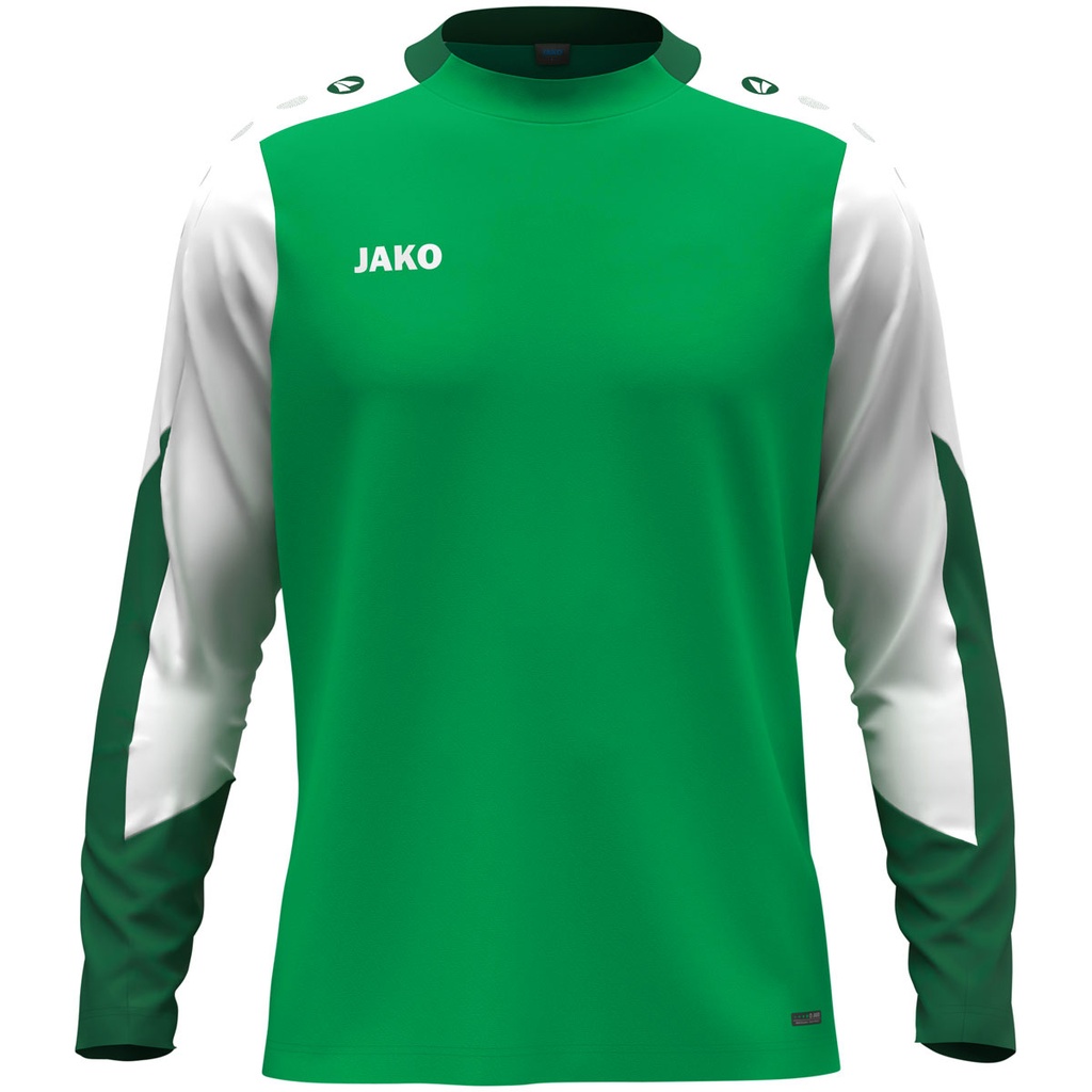 JAKO Maillot Dynamic ML vert/blanc/vert foncé Unisexe