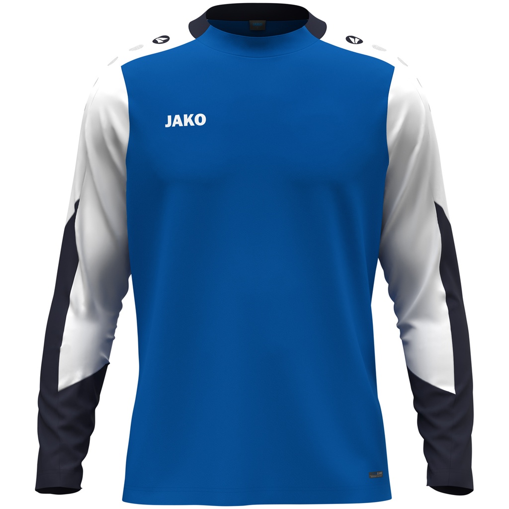 JAKO Maillot Dynamic ML royal/blanc/marine Unisexe