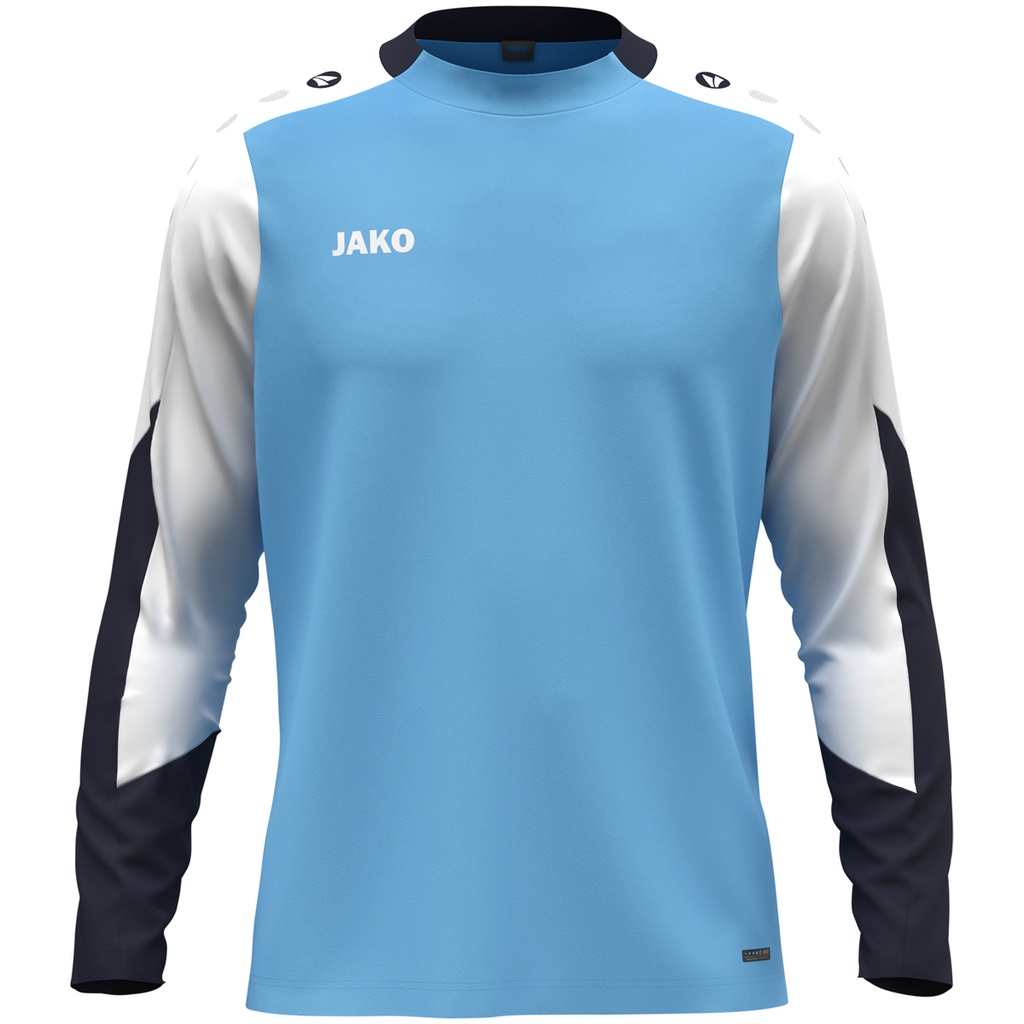 JAKO Maillot Dynamic ML bleu ciel/blanc/marine Unisexe