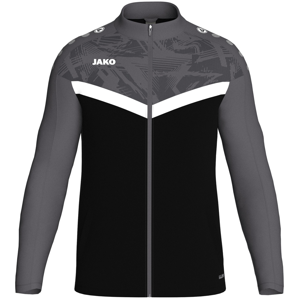 JAKO Veste polyester Iconic noir/anthracite Enfants