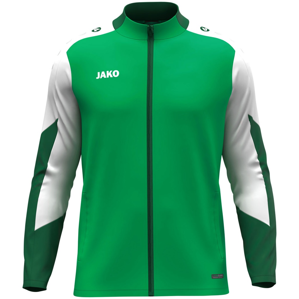 JAKO Veste polyester Dynamic vert/blanc/vert foncé Unisexe