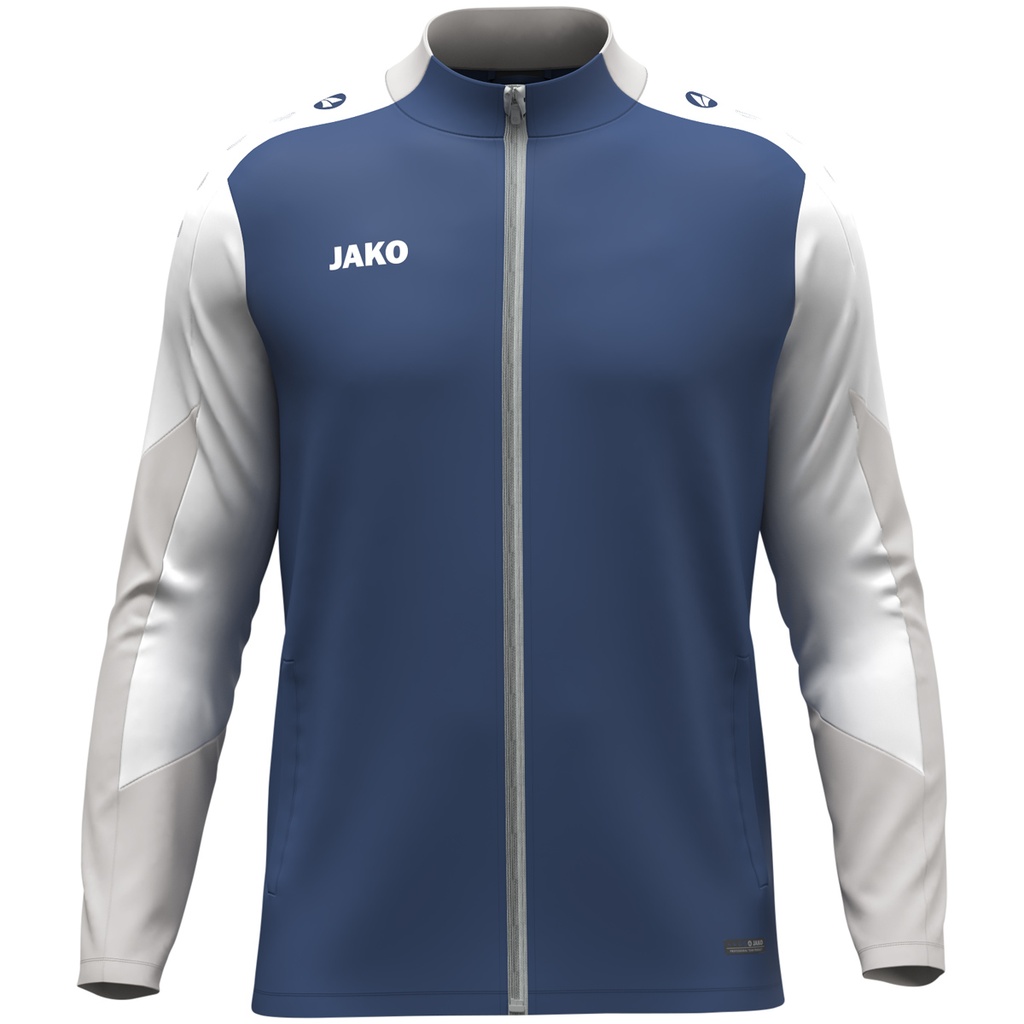 JAKO Veste polyester Dynamic bleu nuit/blanc/gris clair Enfants