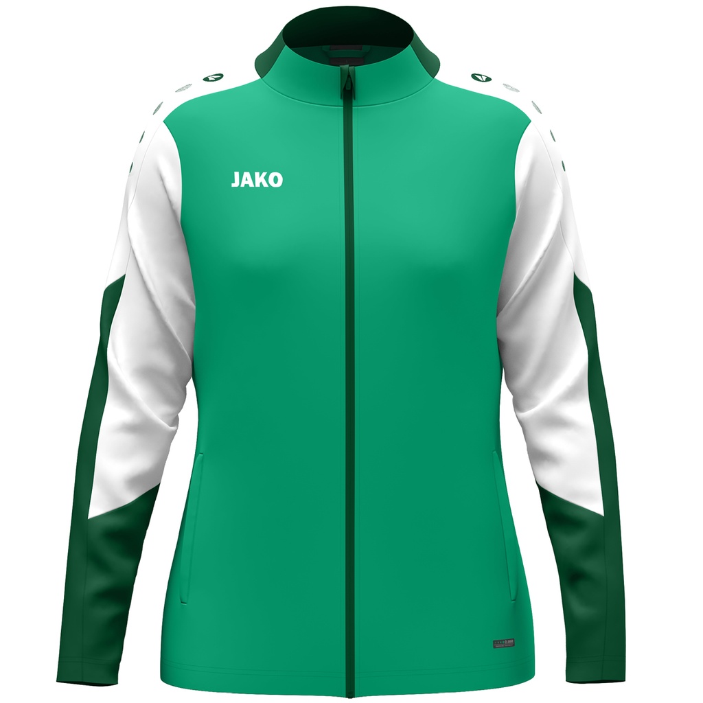 JAKO Veste polyester Dynamic femmes vert/blanc/vert foncé Femmes