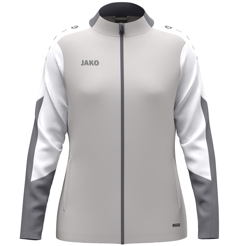 JAKO Veste polyester Dynamic femmes gris clair/blanc/gris Femmes