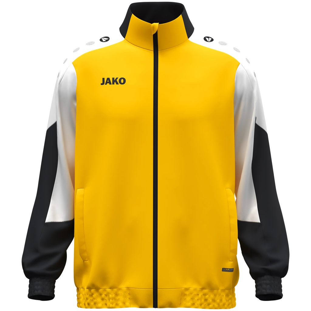 JAKO Veste tissée Dynamic jaune/blanc/noir Unisexe