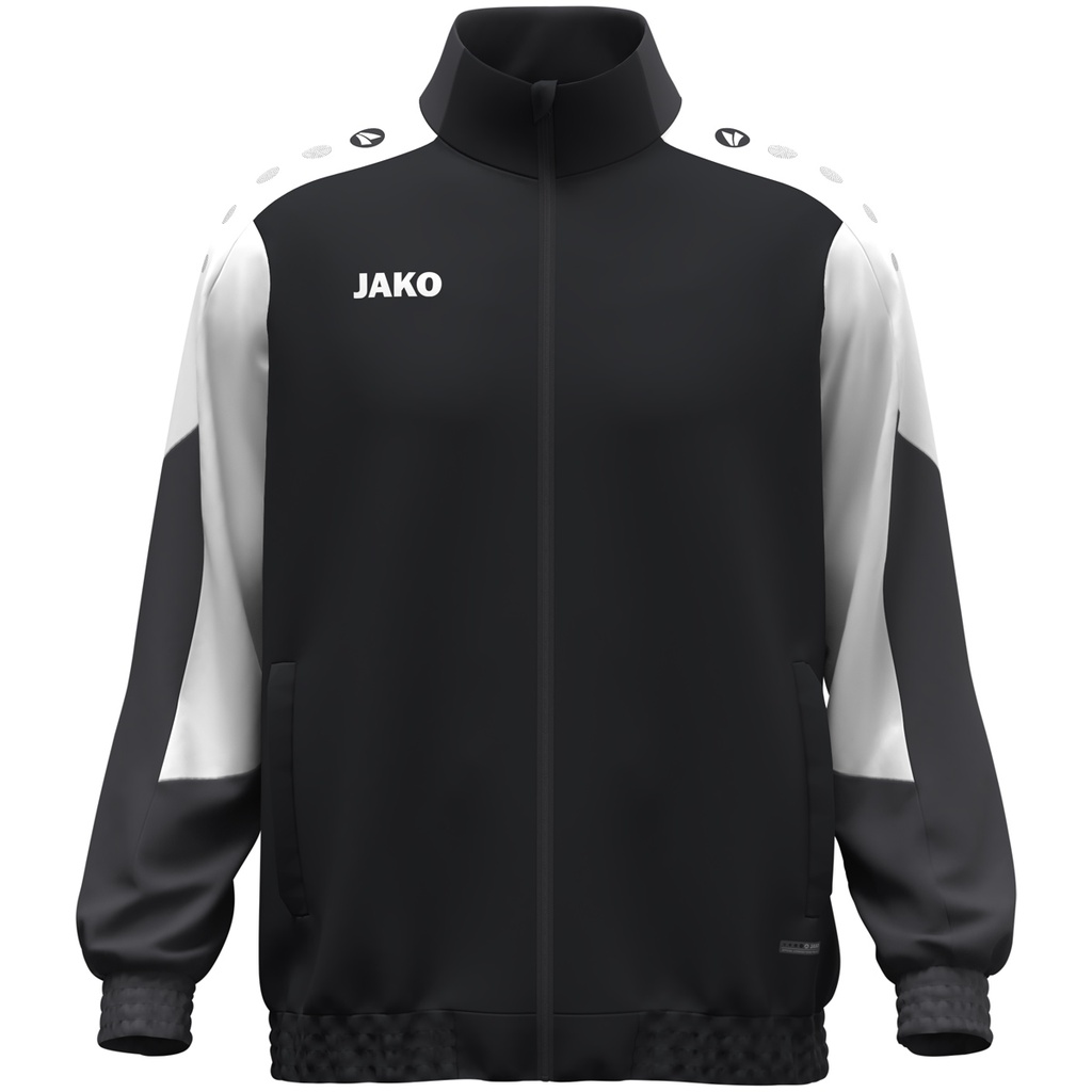 JAKO Veste tissée Dynamic noir/blanc/anthracite Unisexe