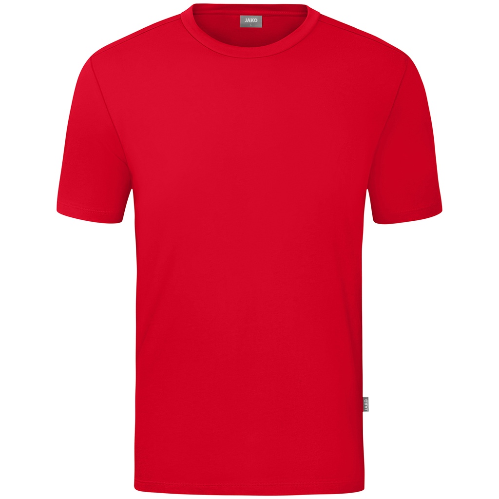 JAKO T-shirt Organic Stretch rouge Unisexe