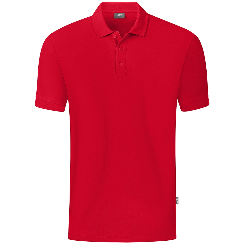 JAKO Polo Organic rouge Femmes