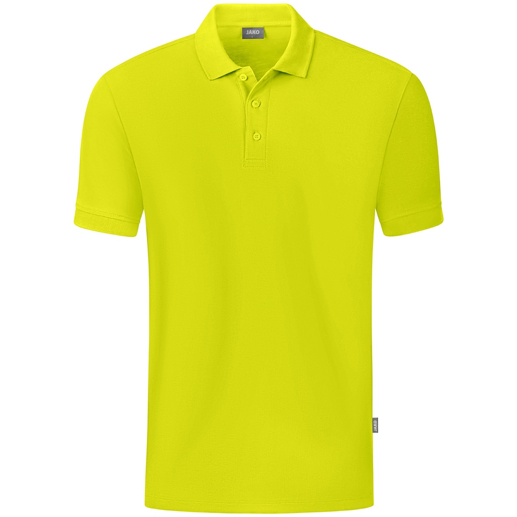 JAKO Polo Organic lime Unisexe