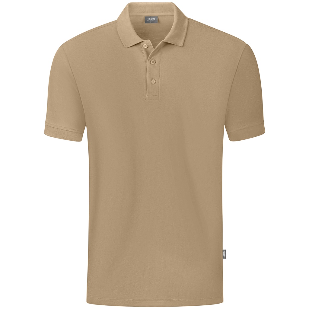 JAKO Polo Organic sable Unisexe
