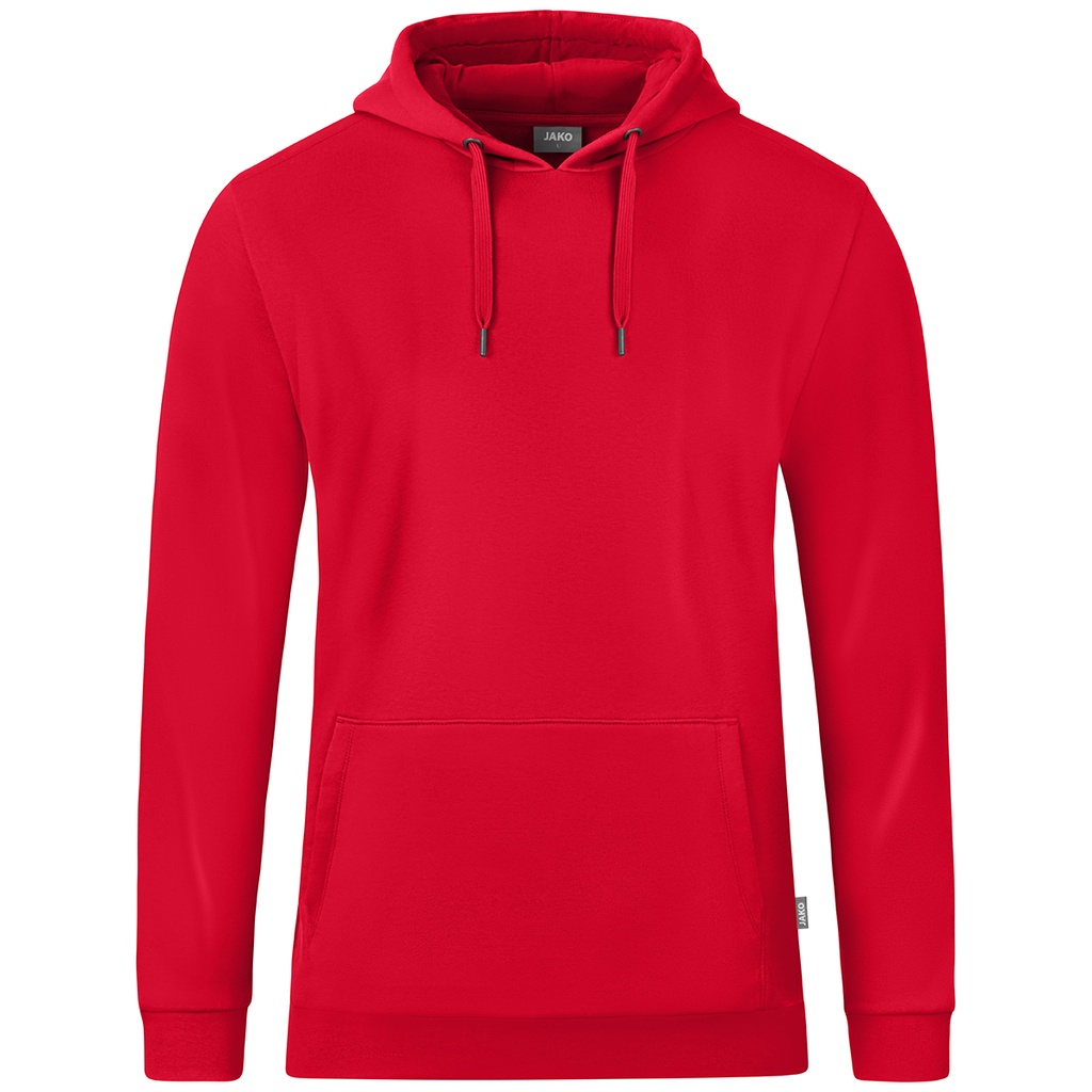 JAKO Sweat à capuche Organic rouge Unisexe