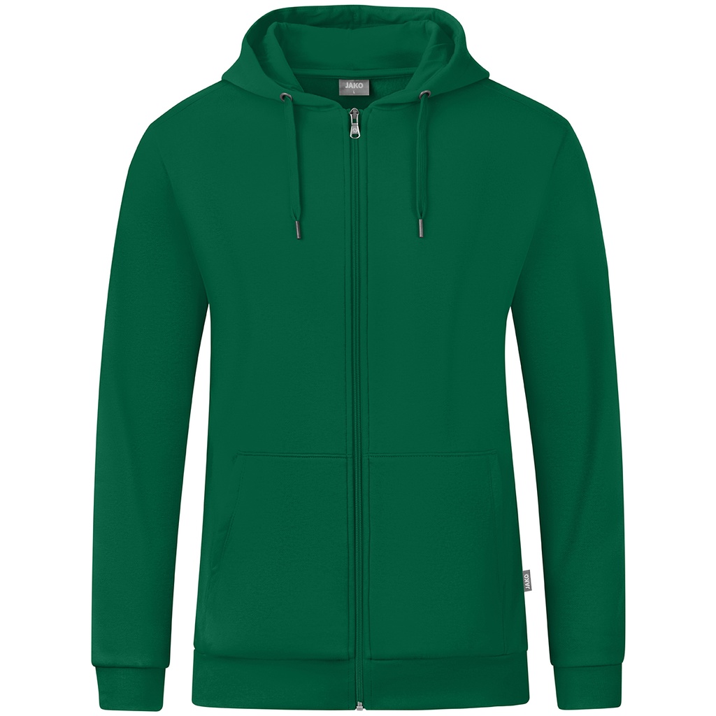 [C6820-260-S] JAKO Veste à capuche Organic vert Unisexe (S)