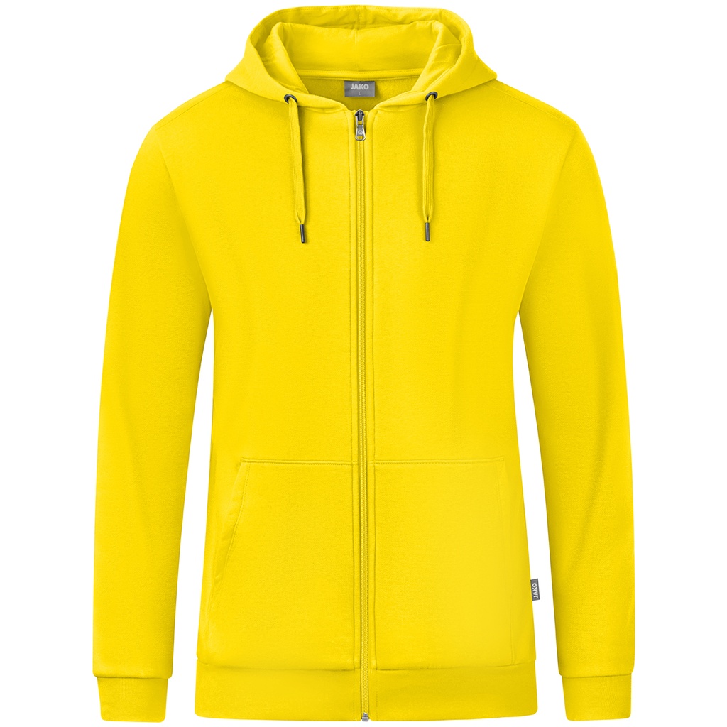 [C6820-300-S] JAKO Veste à capuche Organic citron Unisexe (S)