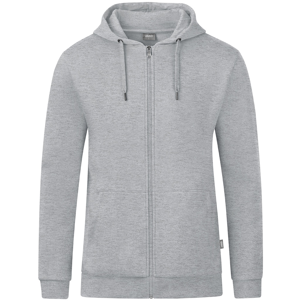 JAKO Veste à capuche Organic gris clair mélange Femmes