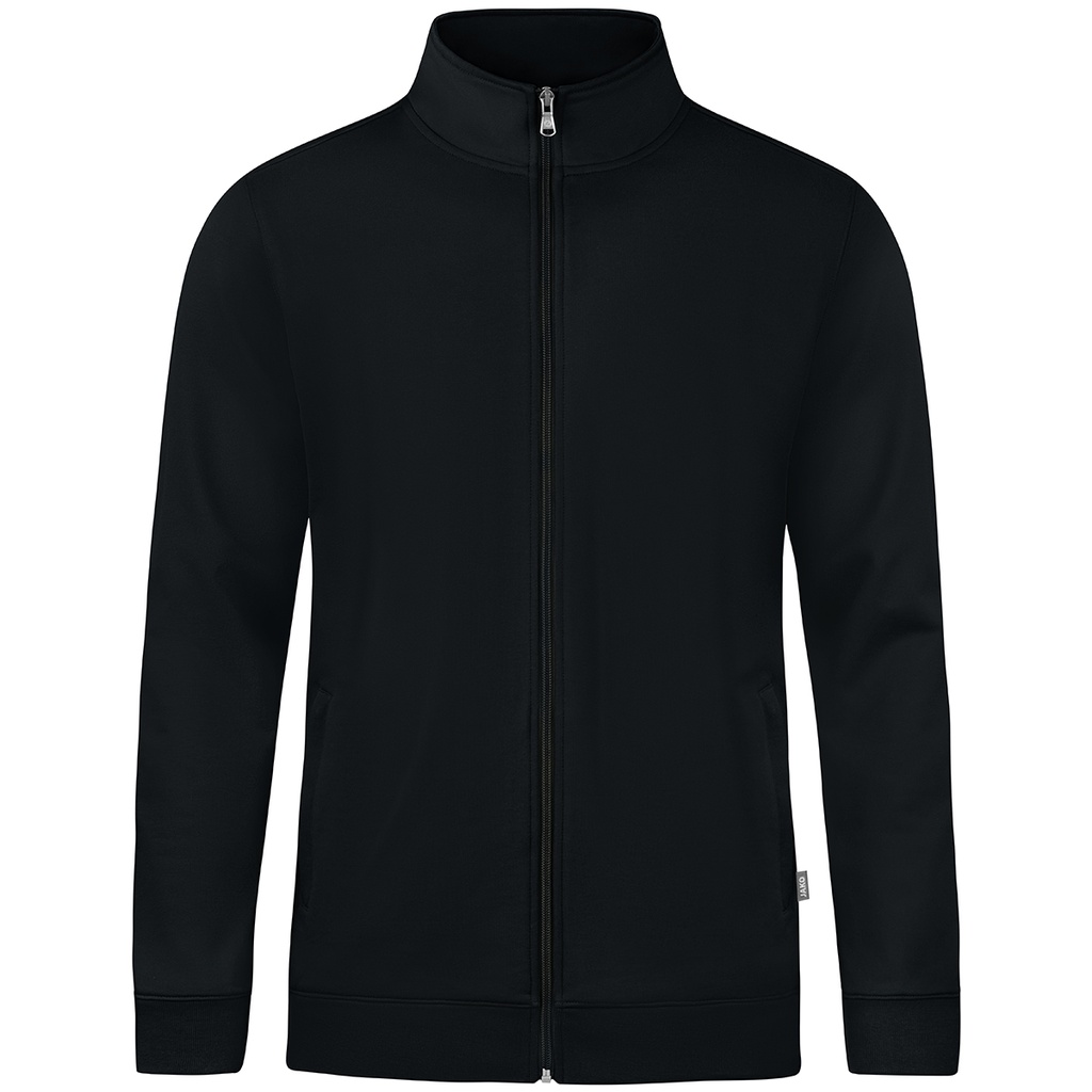 [C9830-800-S] JAKO Veste sweat Doubletex noir Unisexe (S)