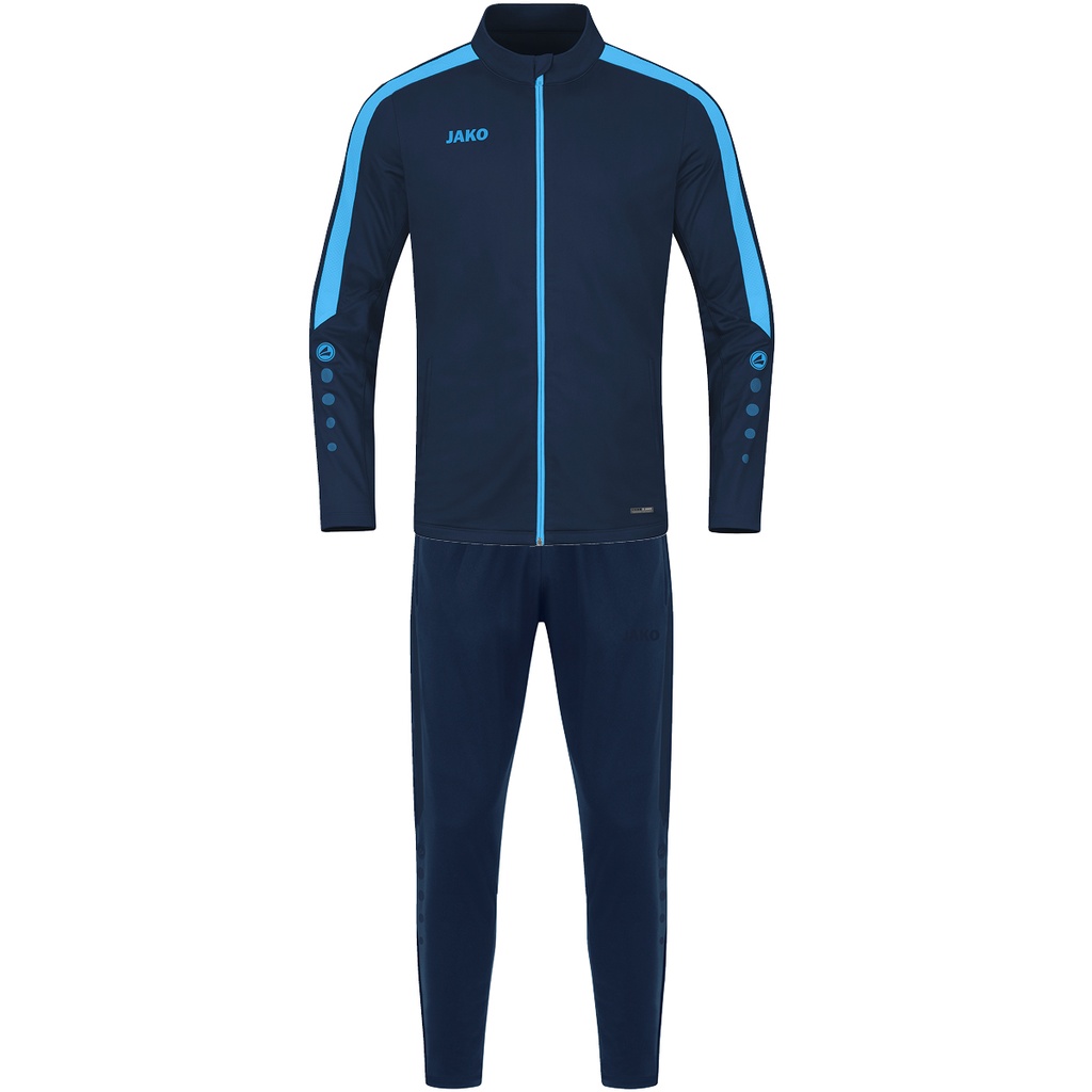 JAKO Survêtement polyester Power marine/bleu ciel Enfants