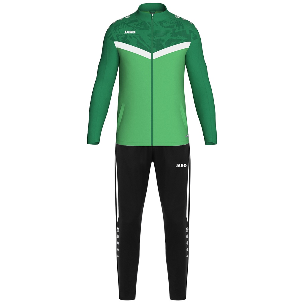 JAKO Survêtement en polyester Iconic vert tendre / vert sport Unisexe