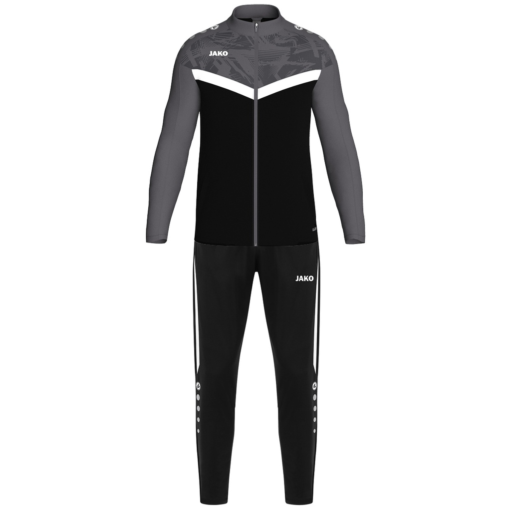 JAKO Survêtement en polyester Iconic noir/anthracite Unisexe