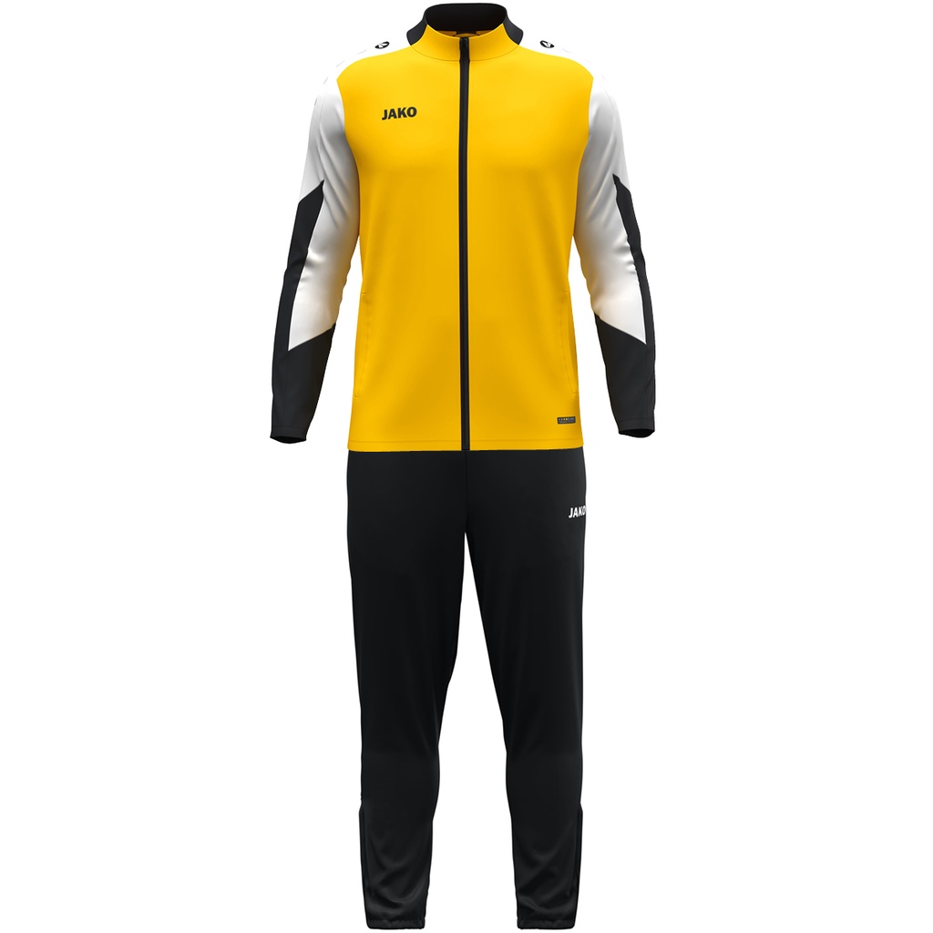 JAKO Survêtement en polyester Dynamic jaune/blanc/noir Enfants