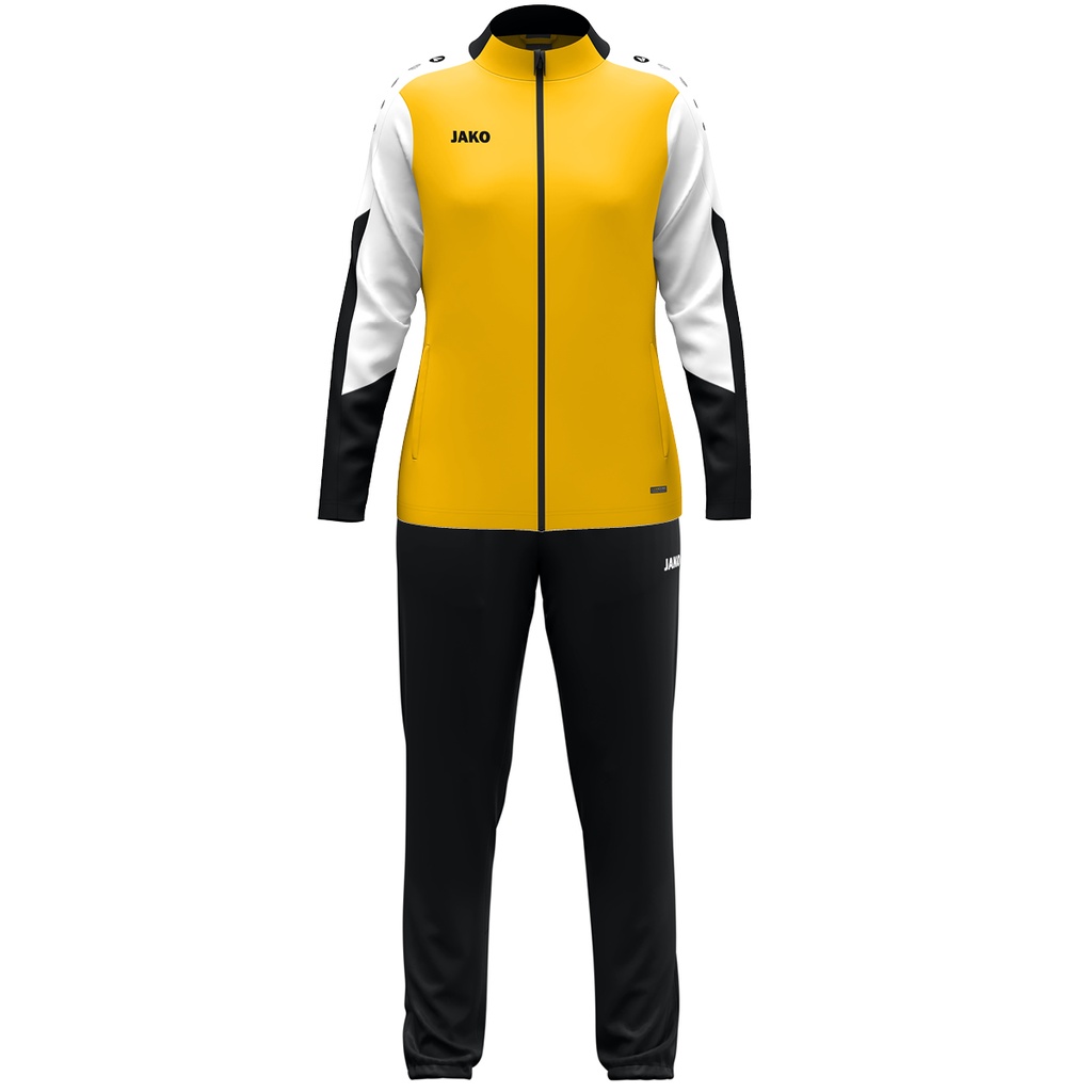 JAKO Survêtement en polyester Dynamic femmes jaune/blanc/noir Femmes
