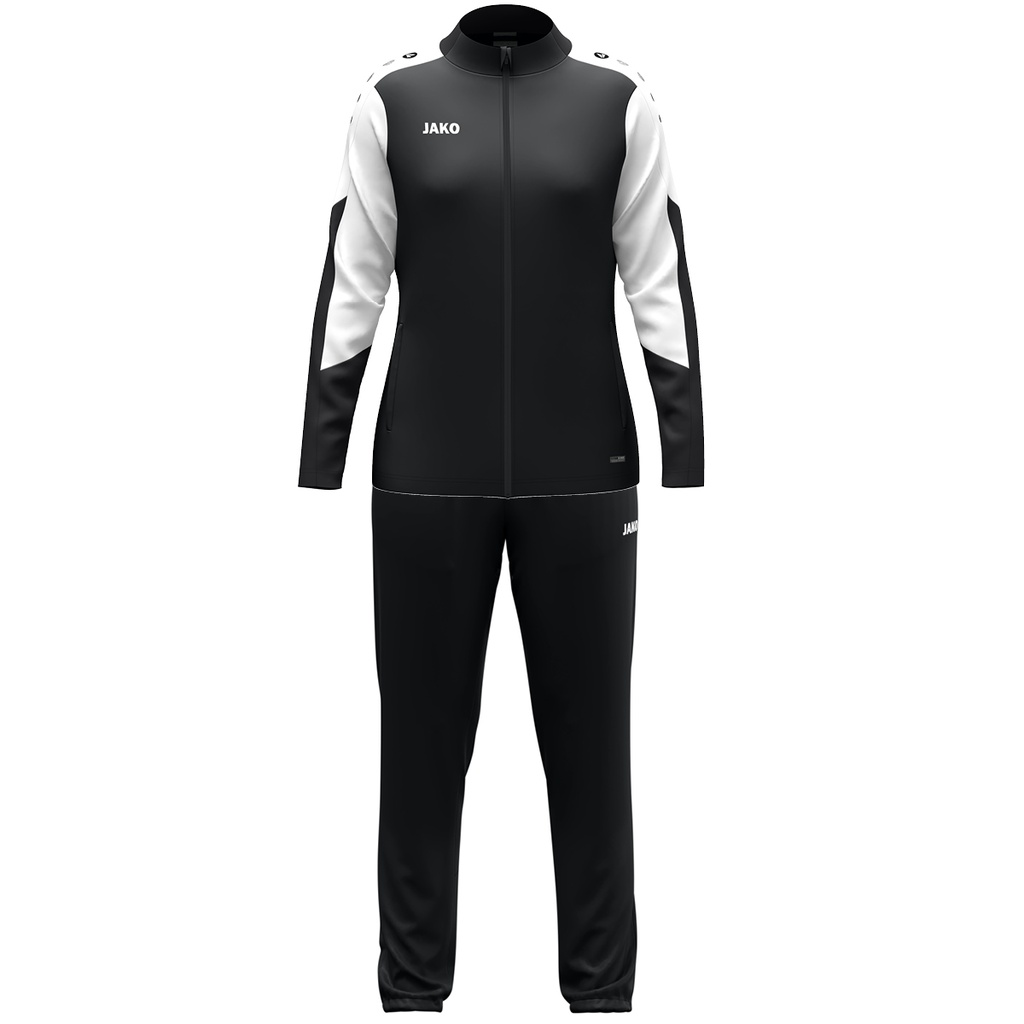 JAKO Survêtement en polyester Dynamic femmes noir/blanc/anthracite Femmes