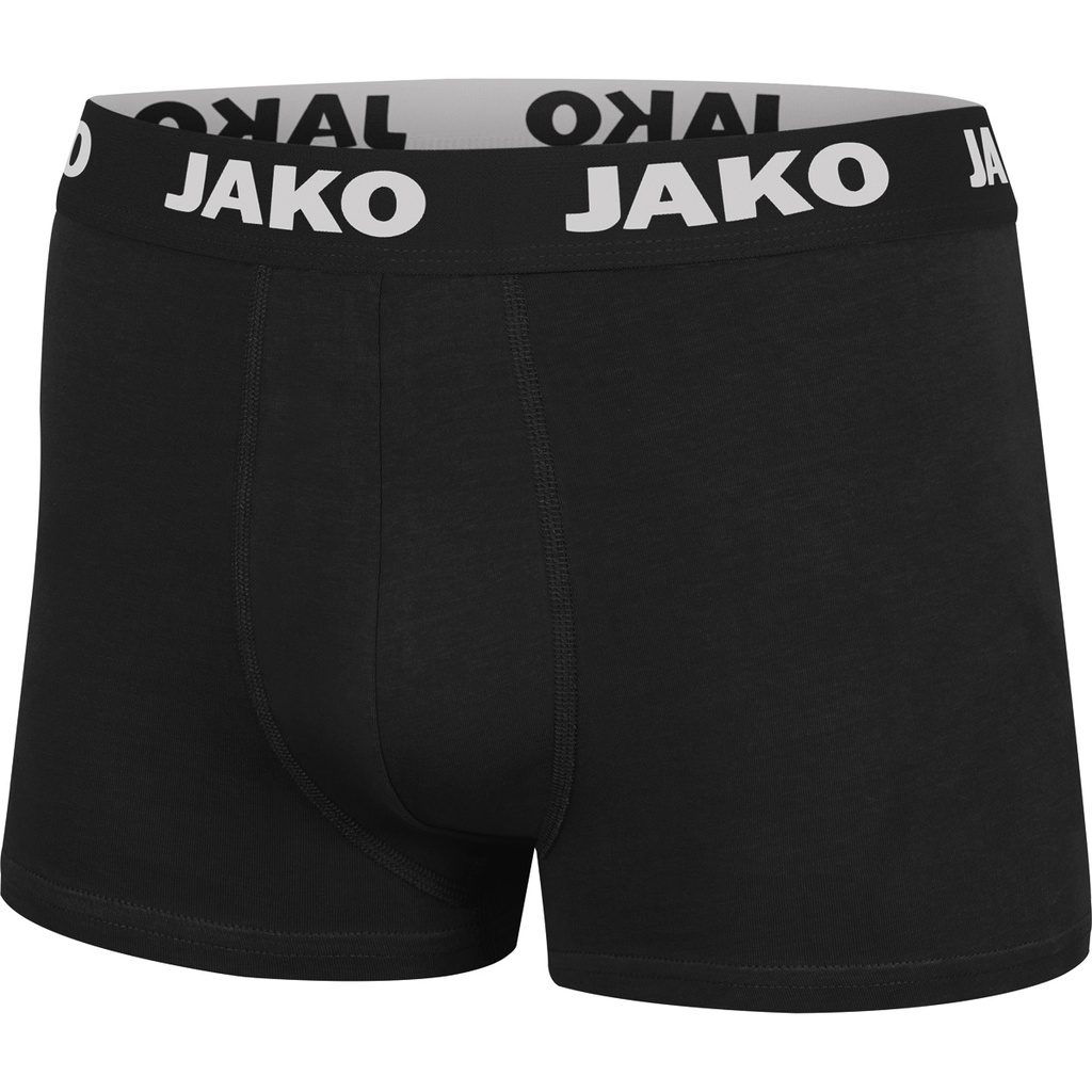 JAKO Short boxer Basic - 2-pack noir Unisexe