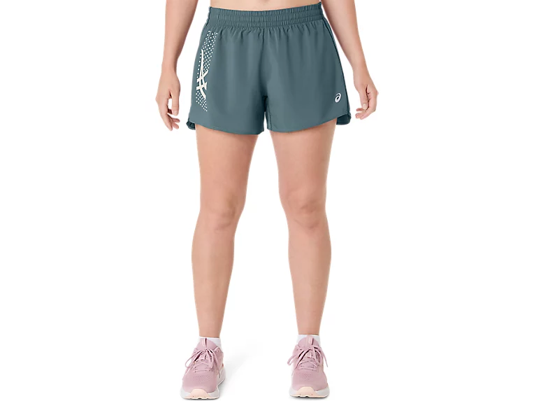 Asics Icon 4IN Short Woman Foggy Teal