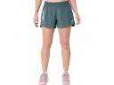 Asics Icon 4IN Short Woman Foggy Teal
