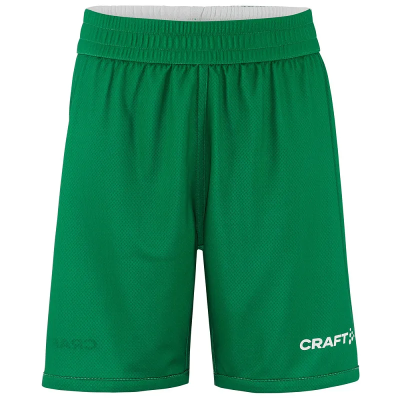 [C17883-651W-122] Craft Basket 2.0 Reversible short JR Team Green/Contrast White (122)