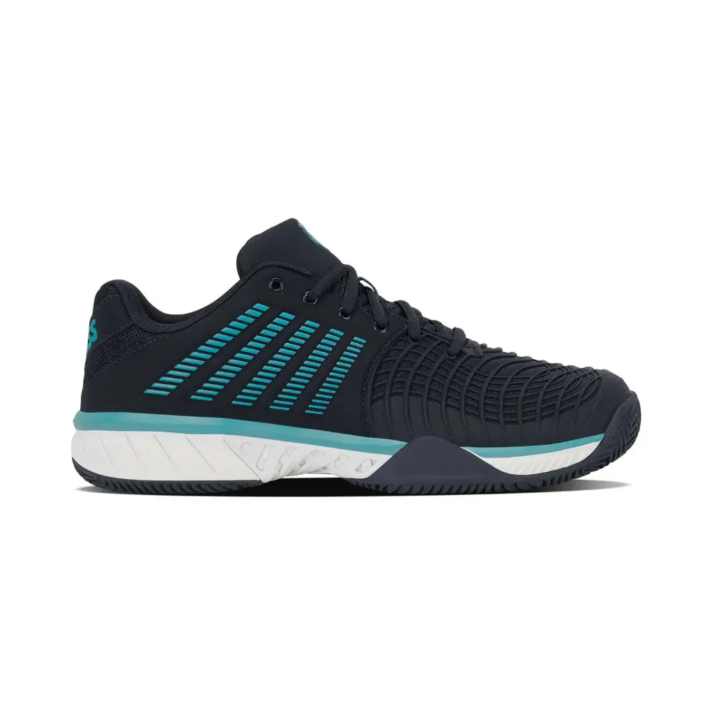 [08563-031-M-41] K-Swiss chaussures de tennis Express Light 3 Clay homme Noir/Turquoise/blanc (41)